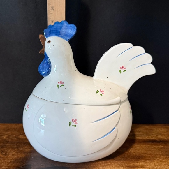OTAGIRI Hand Crafted Chicken Hen Cookie Jar - Picture 2 of 9